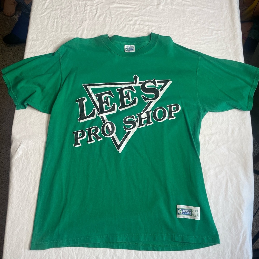Lee’s‎ Pro Shop Vintage T Shirt Discus Athletic Green XL